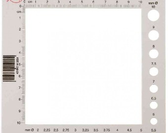 Addi Zählrahmen, Nadelmaß, Kunststoff, Weiss