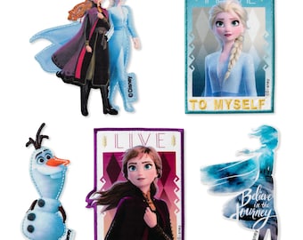 Mono Quick Ice Queen 2 Applications, Temple Image Patch Patch, Anna Elsa Olaf, Frozen