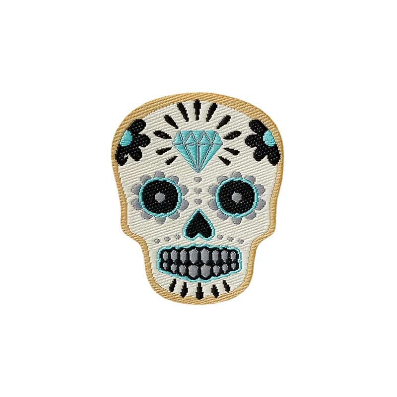Mono Quick 0831x Skull, Appliqué, Día De Muertos Iron-on