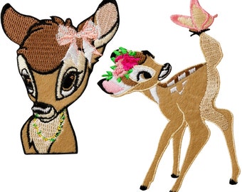 Mono Quick 1604x Disney's Bambi - deer, fawn appliqué iron-on transfer patch