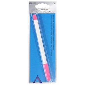 Milward 2161130 marker pen for fabric, self-erasing ink
