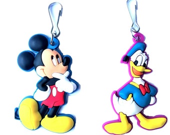 Mono Quick 0660x Disney's Mickey Mouse or Donald Duck Zipper, zipper puller