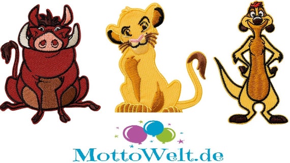 Mono-Quick Bibi & Tina Aufnäher Set 4 Stück - Bügelbilder, Patches Zum Aufbügeln Für Kleidung