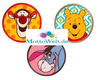 Mono Quick Disney's Winnie the Pooh, Applikation, Flicken Aufbügeln Aufnähen Bügelbild, Pooh, Tigger, I-Ah PATCH