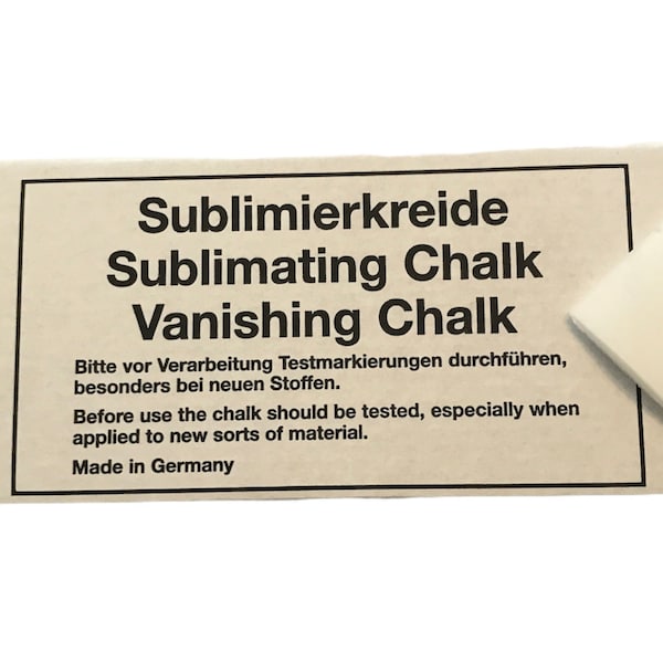 Steidl & Becker Sublimierkreide - selbstlöschend, Markierer, Kreide 1,2,10,20,50