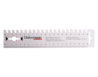 Gütermann hand measure 20 cm, measure, stitch counter