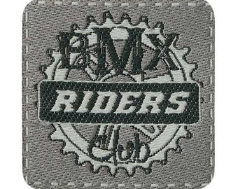 Mono Quick 04481 Étiquette BMX Riders, motif de branche, patch, env. 4,0 x 4,0 cm Emblème du club