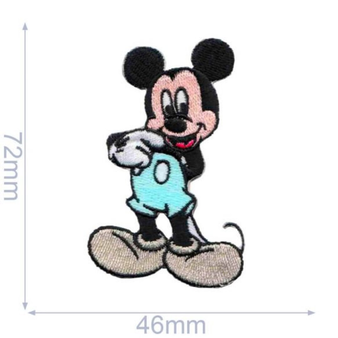 パンツ Disney MICKEY TAG FAKE LEATHER PANTS Disney Mickey Mouse T-Shirt and French Terry Pants