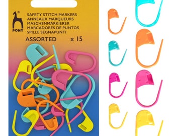 Pony 60674 Stitch Markers, Stitch Markers, Small Safety Pins