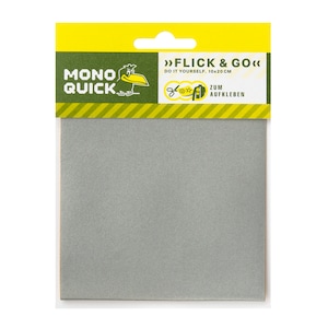 Mono Quick Reflex Reflektor, Applikation, Flicken Aufbügeln Aufnähen Bügelbild, zum zuschneiden,Aufbügeln o. Selbstklebend