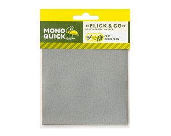 Mono Quick Reflex Reflector, Application, Patch Ironing Sewing Ironing Pattern, for cutting, ironing or self-adhesive