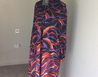 Vintage Size 20 1990s Dress by Lerose Yellow Polyester