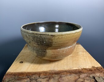 Woodfired Porcelain Ash Glaze Bowl