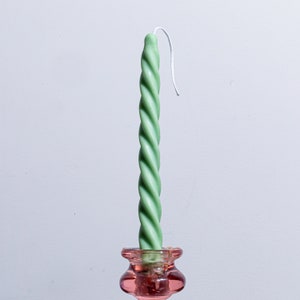 Beeswax Curled Taper Candles imagem 6