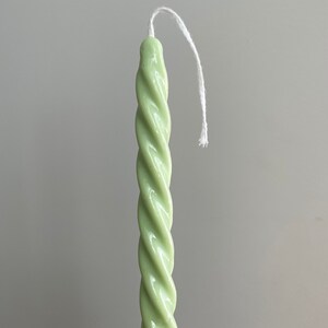 Beeswax Curled Taper Candles imagem 8