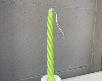 Bright Twisted Taper Candles