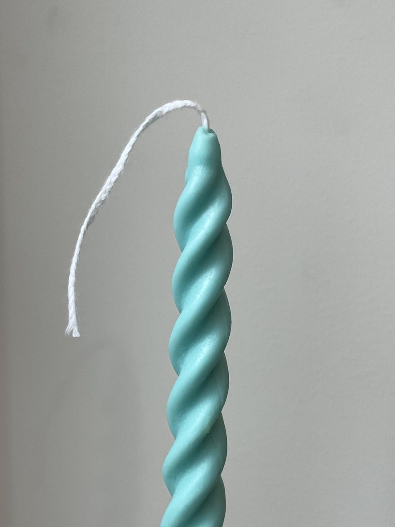 Beeswax Curled Taper Candles imagem 7