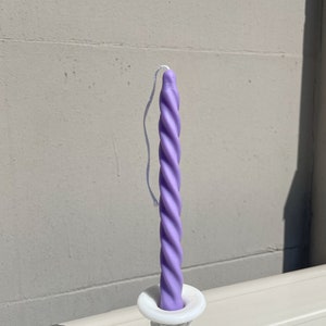 Beeswax Curled Taper Candles imagem 5