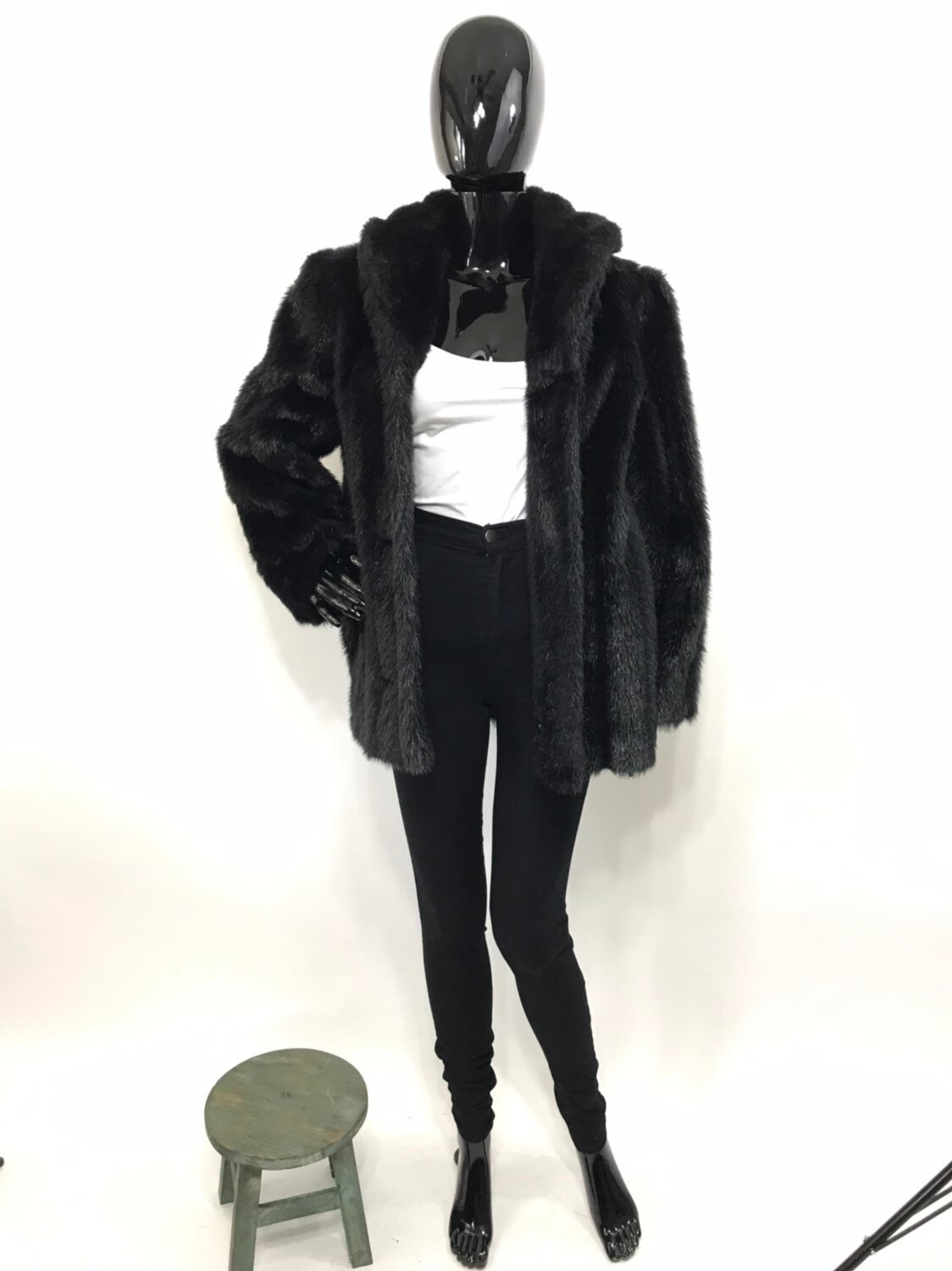 faux fur chubby jacket