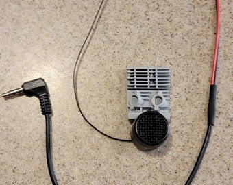 Biker Scout snout with speaker and connecting audio harness
