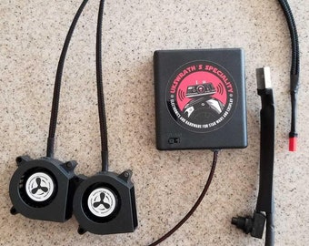 Cooling System, 4AA and USB powered, (Black)