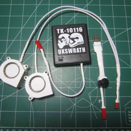 Cooling System, 4AA and USB powered, (White)