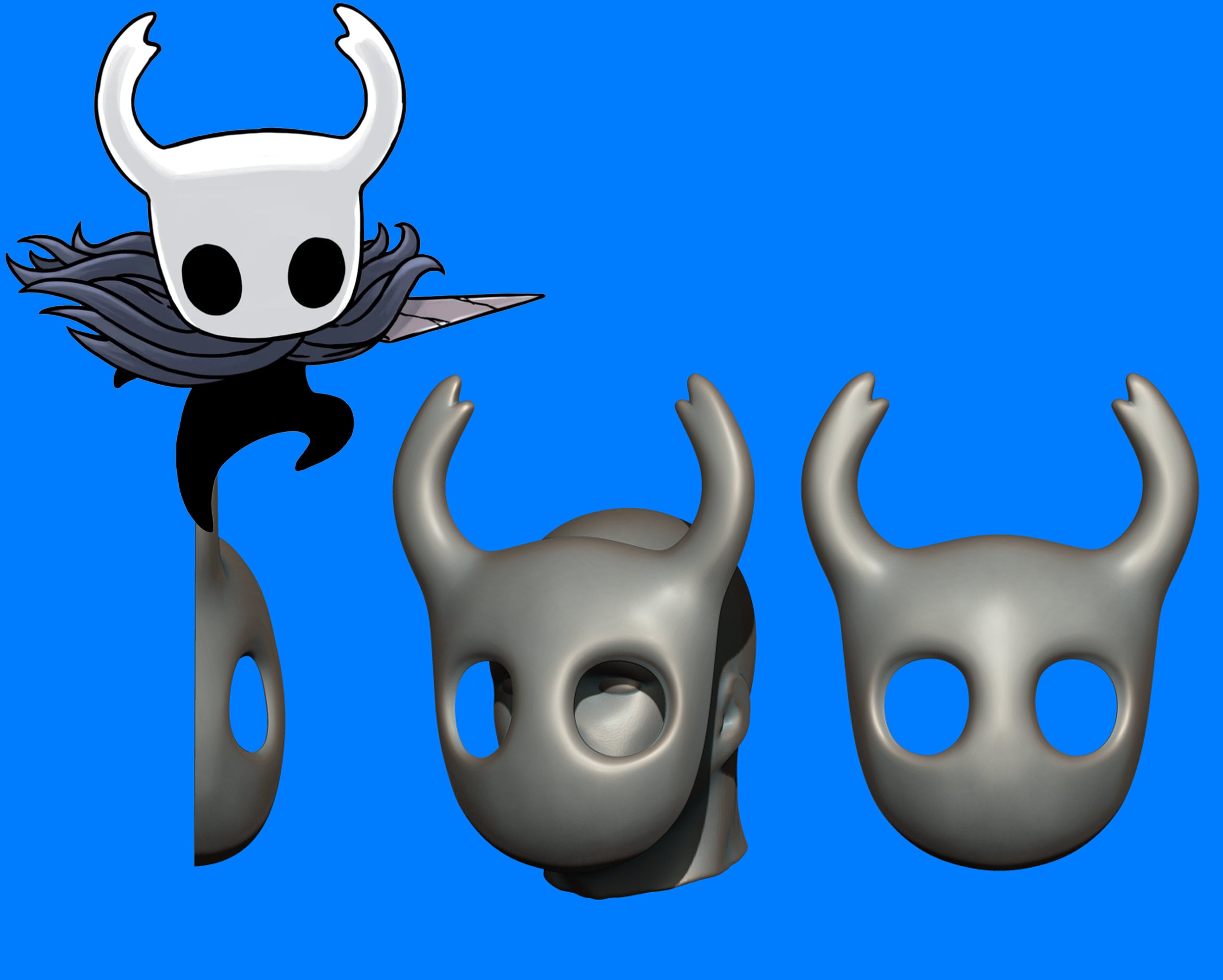 Hollow Knight Mask Designs