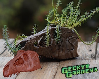 T-Rex Dinosaur Planter Print File STL