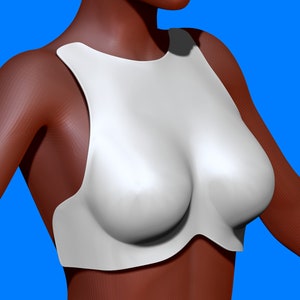 Female Stormtrooper Chest Plate 3D Digital stl