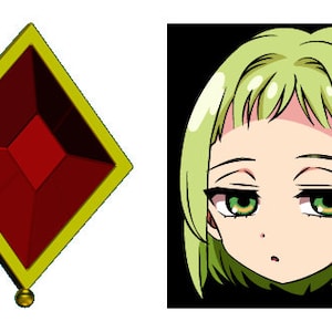 Nanamine Sakura brooch 3d cosplay stl