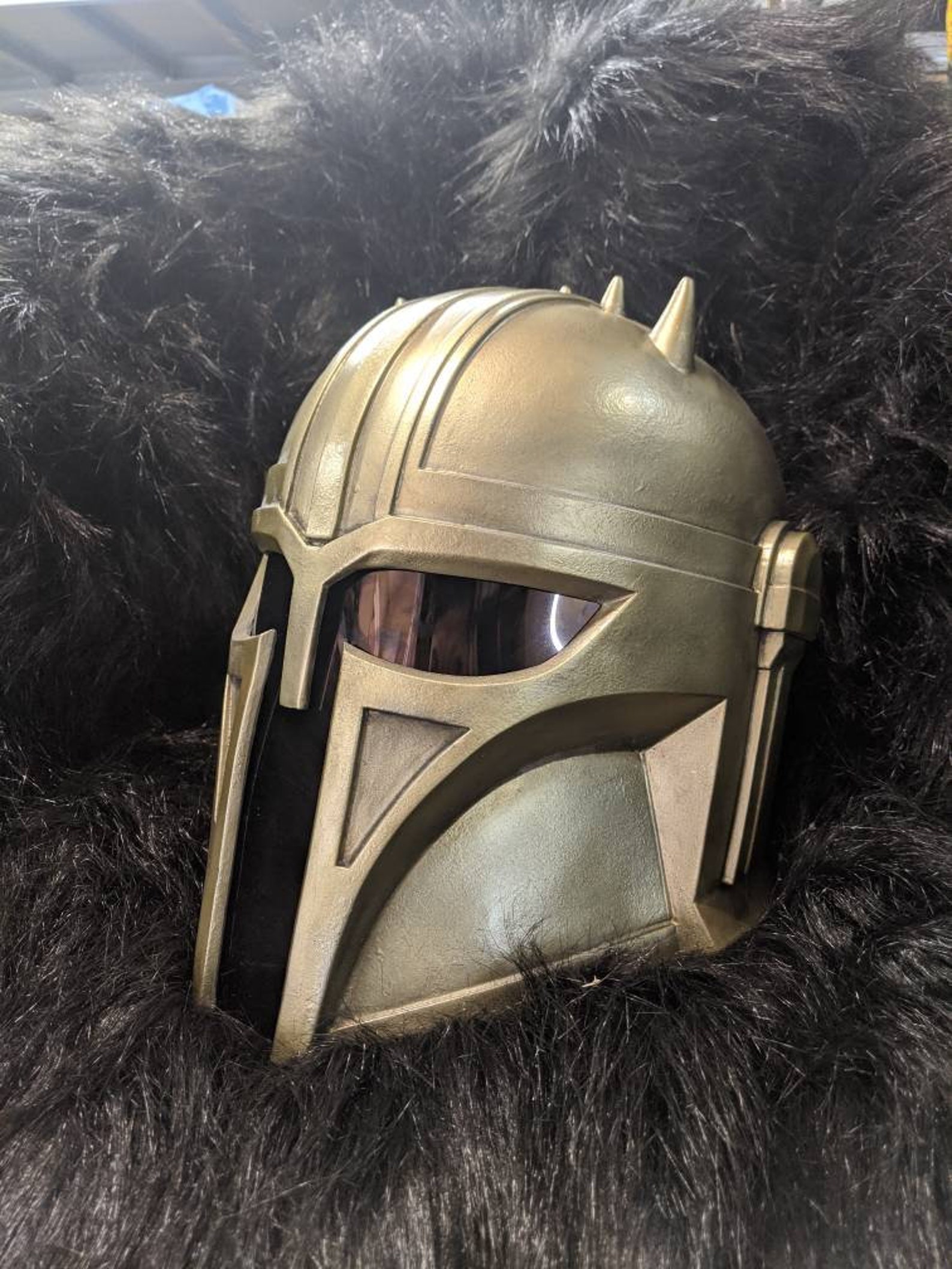 Mandalorian Armorer Helmet Etsy