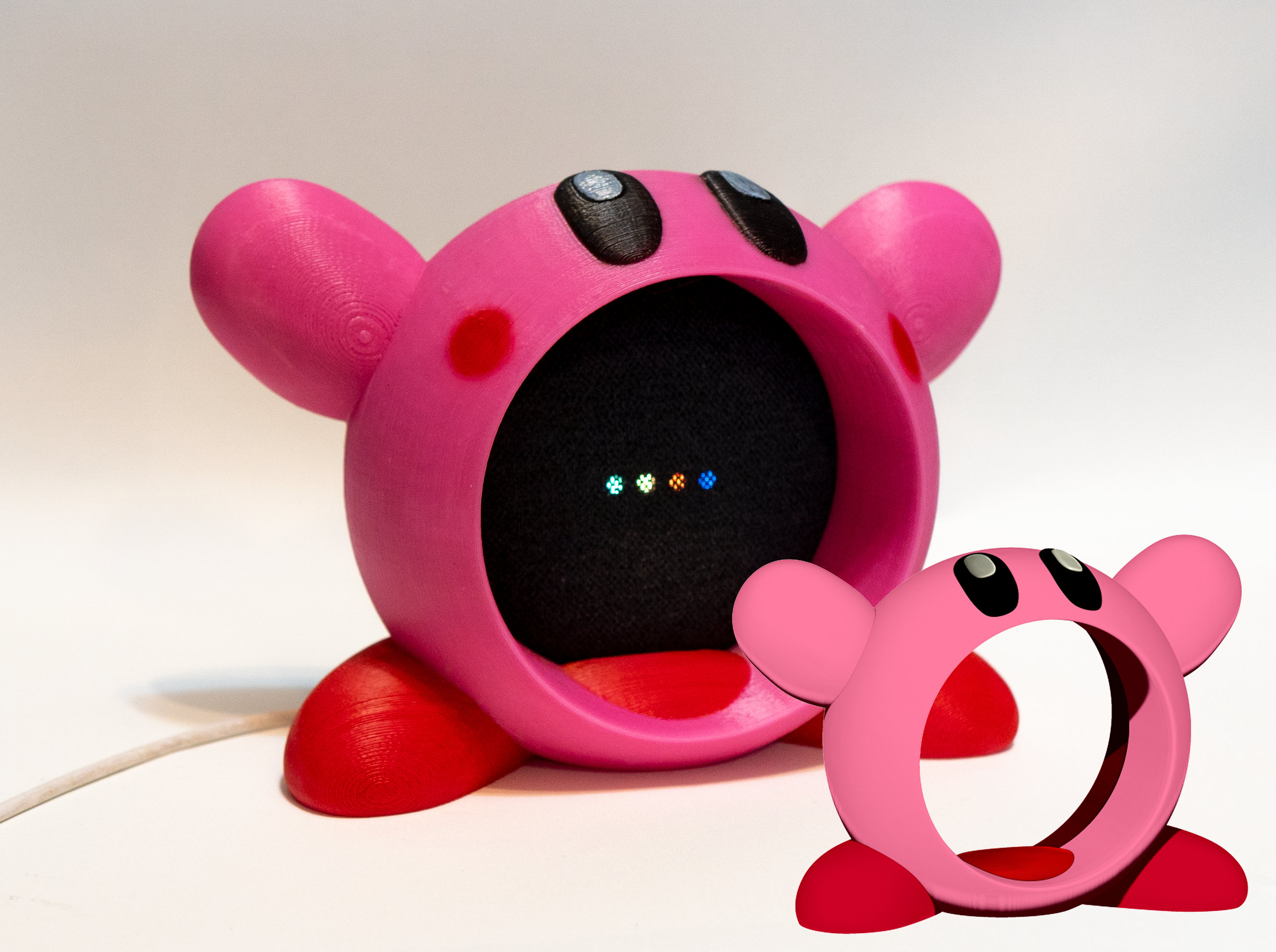 Kirby Google Nest Mini Stand 3D Print File STL Etsy UK