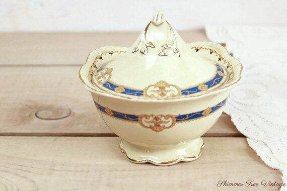 1930 Woods Ivory Ware England, Art Deco Sugar Bowl - Etsy Canada