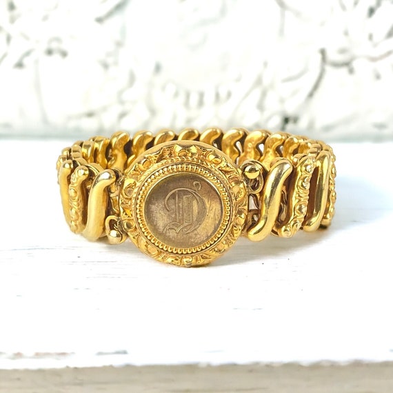 Antique Edwardian DFB Co Carmen Gold Filled Expan… - image 1