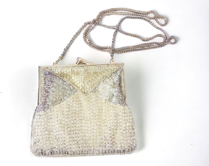 Vintage Art Deco Inspired LA REGALE LTD Beaded Evening Bag