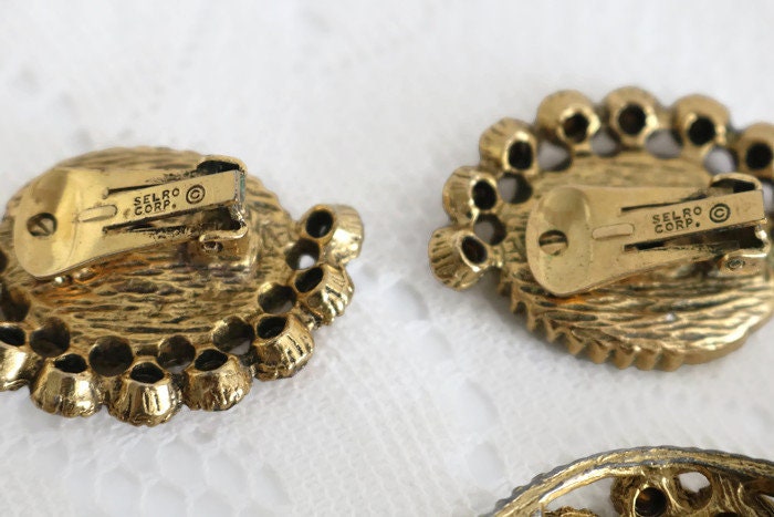 Selro Corp Baroque Rhinestone Bracelet Set Etsy Canada