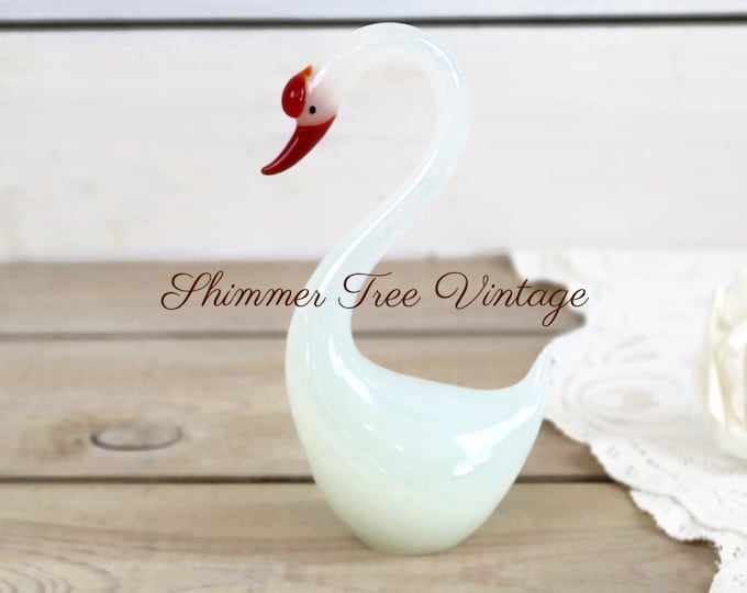 Vintage Murano Glass Swan