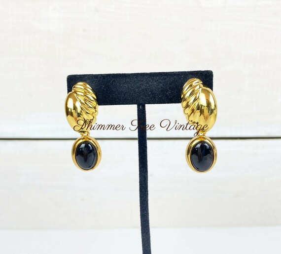 Vintage Interchangeable Post Dangle Earrings - image 3