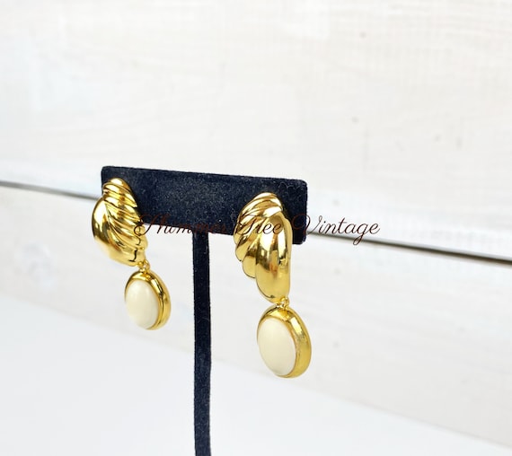 Vintage Interchangeable Post Dangle Earrings - image 6