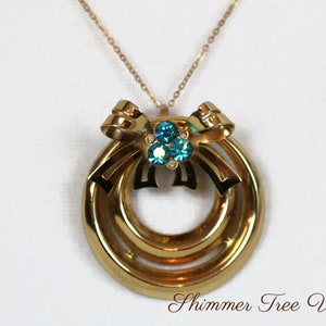 CORO 12K Gold Filled Modern Pendant necklace