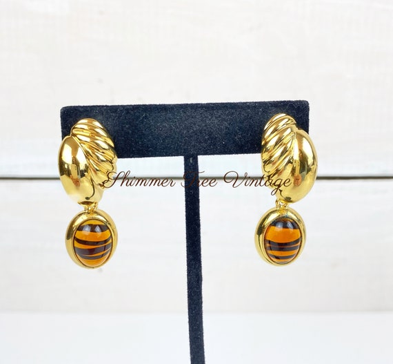 Vintage Interchangeable Post Dangle Earrings - image 8