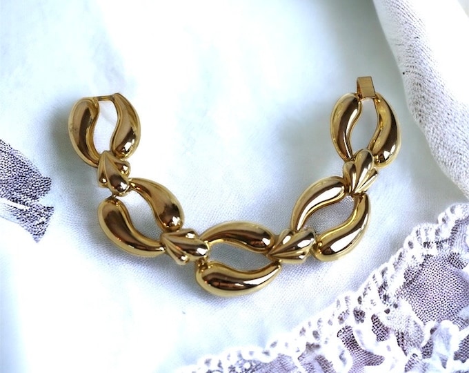Gold plated Chunky Chain Bracelet