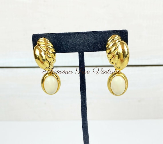 Vintage Interchangeable Post Dangle Earrings - image 9