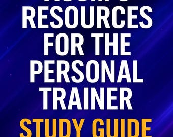 ACSM CPT - Certified Personal Trainer- Exam Study Bundle – Full 2024 Study Guide, Flashcards, Practice Tests & Cheat Sheet-Updated 2026