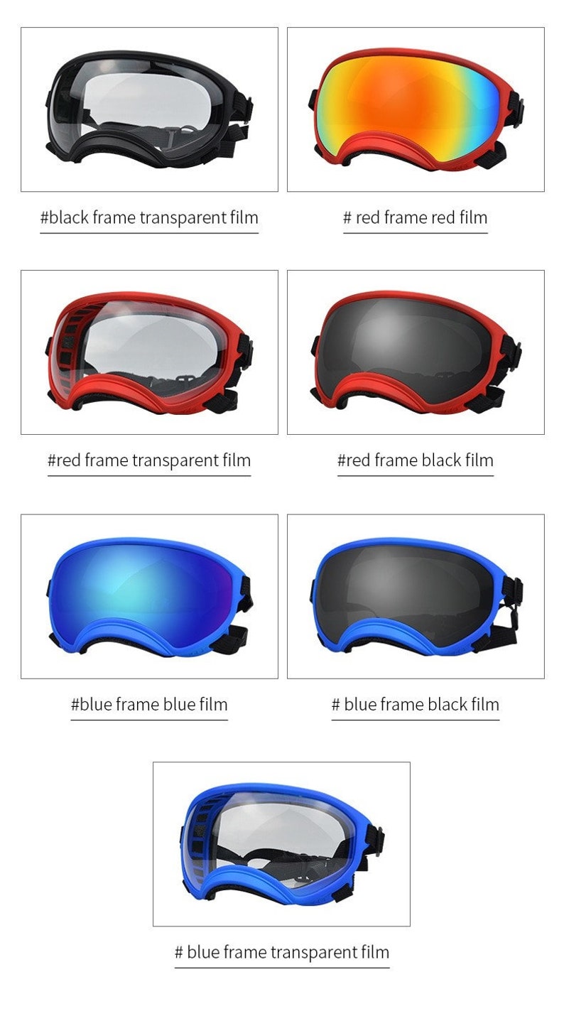 Dog Polarized and UV Proof Ski Goggles/ Sunglasses/ Wind Protection Dog Goggles with interchangeable lenses-Doggles image 6