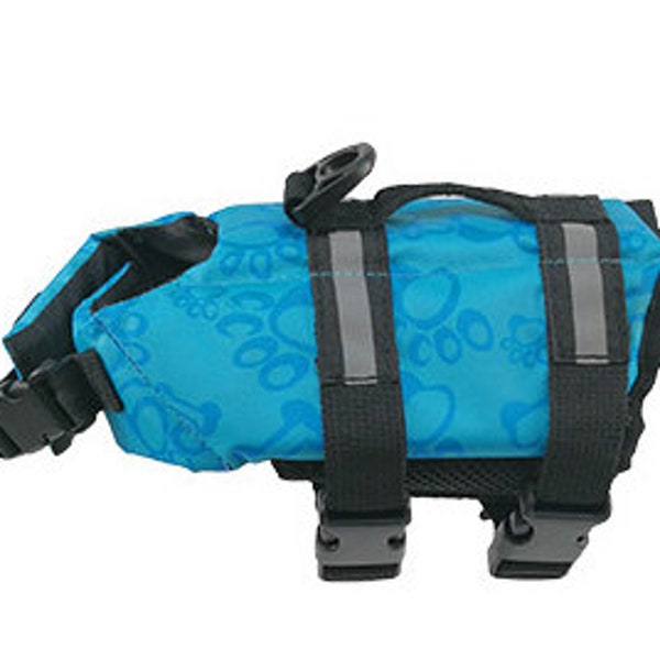 Reflective Pet Life Jacket Outdoor Safety Training Suit Swimwear