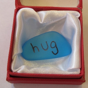 Social Distancing Quarantine  give them a &quot; SEA GLASS HUG &quot;make someone special smile today u pick the color