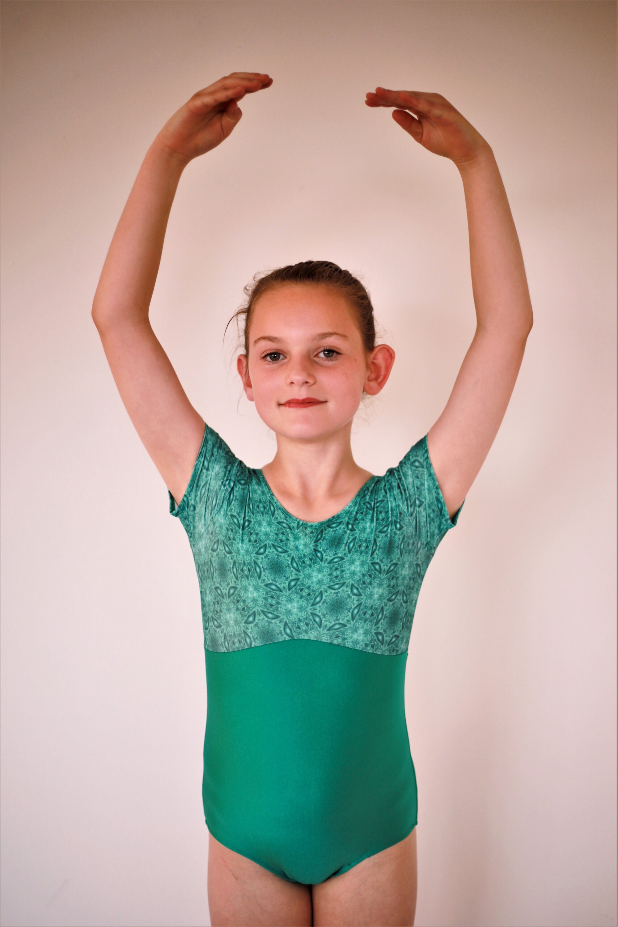 Girls Green Dance Leotard Age 910 READY TO SHIP Etsy Australia