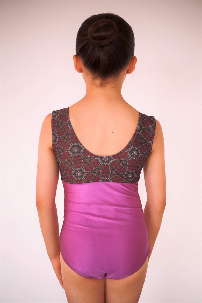 Sleeveless Pink Dance Leotard for Girls | Etsy UK