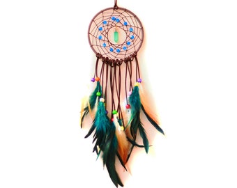 Dreamcatcher Kits with English Tutorial & MP4 Video Circular Net with Feathers for Wall Car Hanging Decoration Ornament Birthday Gift